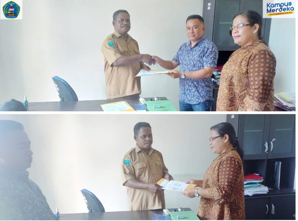 Penandatanganan Kerjasama SI-FILKOM Bersama Kelurahan Aimas Kabupaten Sorong