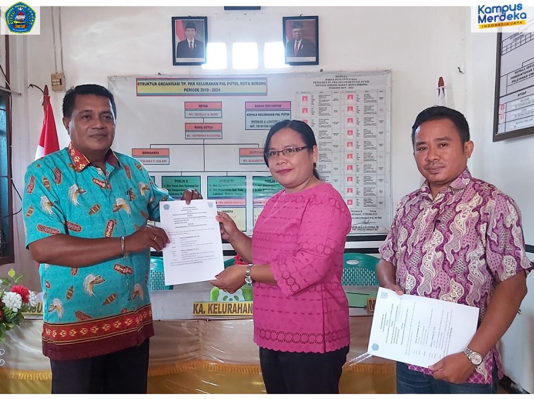 Penandatanganan Kerjasama SI-FILKOM Bersama Kelurahan Pal Putih